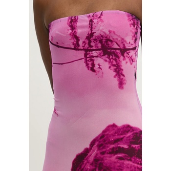 Desigual Рокля Desigual LAKECOMO L в розово среднодълга с кройка по тялото 25SWVK39 (25SWVK39)