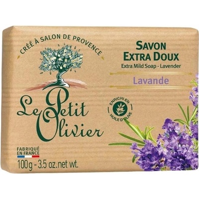 Le Petit Olivier mýdlo Levandule 100 g