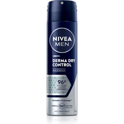 Nivea MEN Derma Dry Control антиперспирант-спрей 150ml