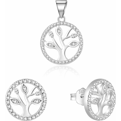 AGATO Stylová stříbrná sada šperků s motivem strom života AGSET368R – Hledejceny.cz