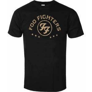 ROCK OFF Мъжка тениска Foo Fighters - Arched Stars - Черен - ROCK OFF - FOOTS12MB