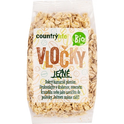 COUNTRY LIFE Vločky ječné BIO 250 g