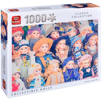 King Пъзел King от 1000 части - Порцеланови кукли