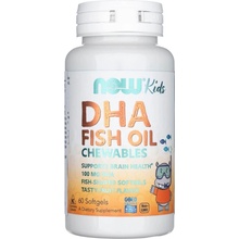 Now Foods DHA Kids Chewable Omega-3 100 mg 60 žvýkacích kapsúl