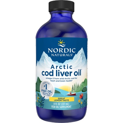 Nordic Naturals Arctic Cod Liver Oil Lemon - 237 мл