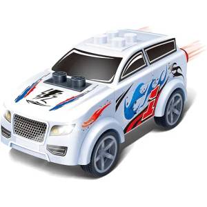 BanBao Автомобил Race Club - Бял (B8629-1)