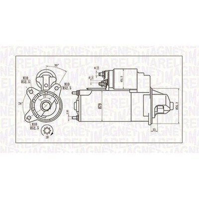 Startér MAGNETI MARELLI 063721396010