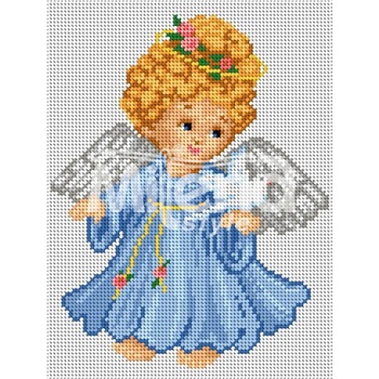 Image 1 of Milena Style Ангел с гълъб - гоблен с щампа без конци
