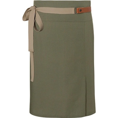 Karlowsky Gastro zástěra KY055 Moss-Green 110x65cm