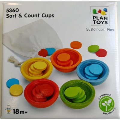 Plan Toys třídící kalíšky