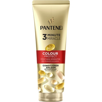 Pantene Pro-V Балсам за боядисана коса Color Protect 3 Minute Miracle, 220 ml