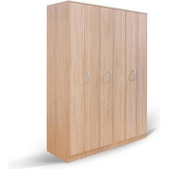 Matis Гардероб с врата хармоника fortuna soft fb3 дъб