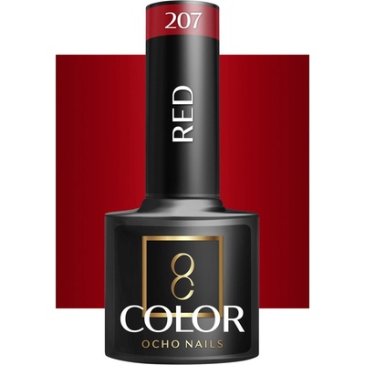 Ocho Nails lak na nechty červený 207 5 g