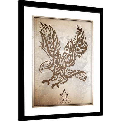 Rámovaný Obraz - Assassin's Creed: Mirage - Eagle, 34 × 44.2 cm
