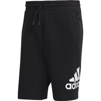 adidas Мъжки къси панталони Adidas Big Logo French Terry Shorts Mens - Black