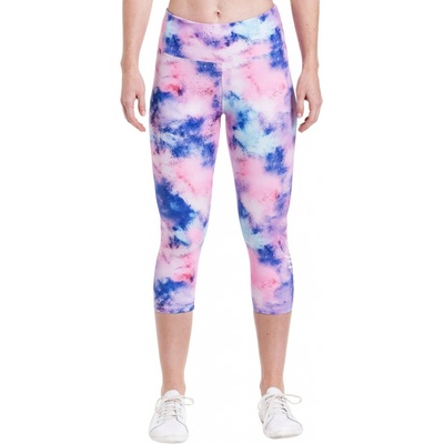 Meatfly dámské legíny Edna Peach Aquarel Růžová