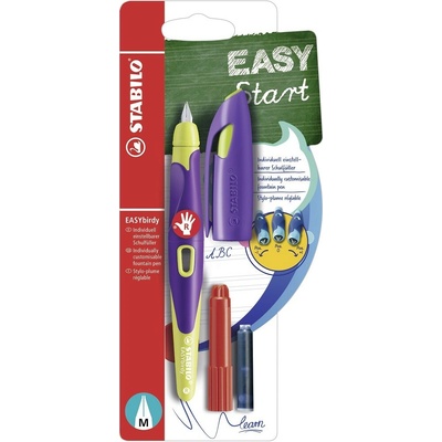 STABILO EASYbirdy R tmavo fialová/žltá Blister