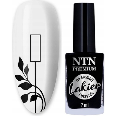 Lak na pečiatky a plechy NTN Premium ČIERNY 7 ml