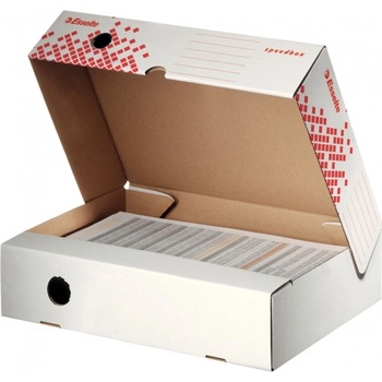 Esselte Speedbox horizontální archivačná krabica biela 80 mm