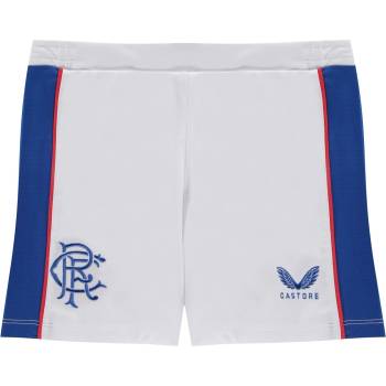 Castore Юношески къси панталони Castore Rangers FC Home Shorts Juniors - White/Blue