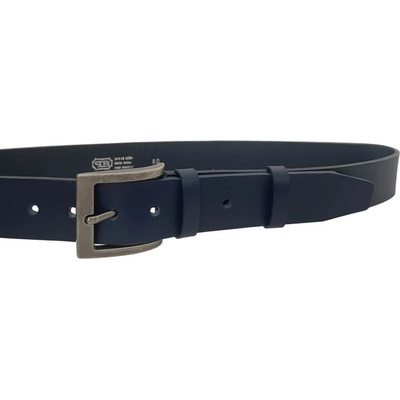 Penny Belts kožený opasek 501-56 modrý