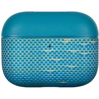 PITAKA Magsafe Калъф за Apple AirPods Pro 3, Pitaka Aramid Fiber Magnetic Case Lucid Blue, Син (APM2505)