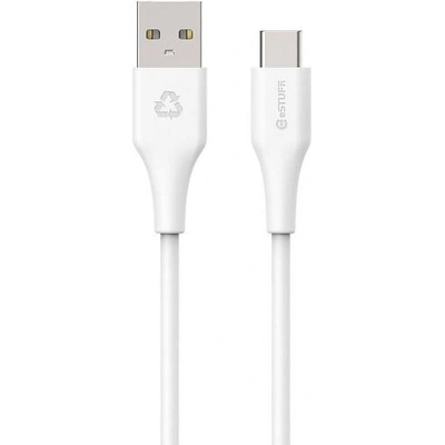 eSTUFF ES605270 INFINITE Super Soft USB-C to USB-A, 2m, bílý