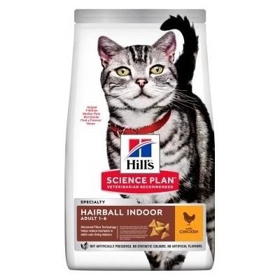 Hill's Feline Adult Hairball for Indoor cats Chicken 10 kg
