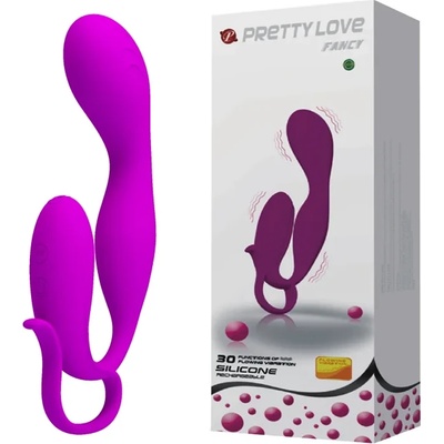 Вибратор, елегантен силиконов и мултифункционален, 22, 5см. - Flowery (DEBRA00716)