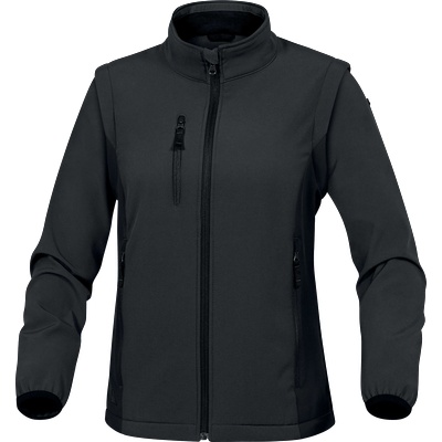 Delta Plus Delta mysen2f / Дамско 2в1 софтшел яке - сиво/черно l (mys2fgngt)