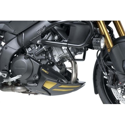 Spojler motora PUIG 7231C karbónový vzhľad vrátane samolepiek