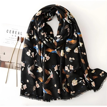 HARAHU Шал bi-12283 - Черна kp12283 (bi-12283)