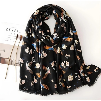 HARAHU Шал bi-12283 - Черна kp12283 (bi-12283)