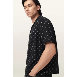 AllSaints Риза с лен UPTON (M048SE)