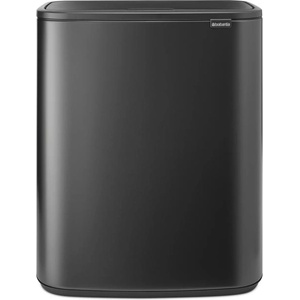 Brabantia Кош за смет Brabantia Bo Touch 2x30L, Confident Grey (1008859) - topmarket