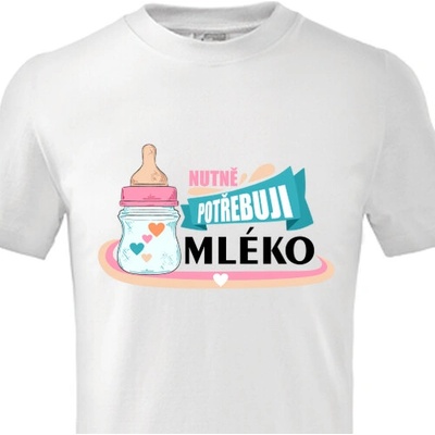Rodinné tričko Mléko dětské