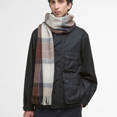 Barbour Inverness Tartan Scarf Midnight Oak Tartan