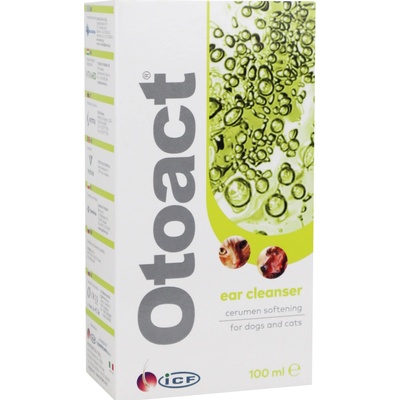 Otoact Roztok na čistenie uší pre psov a mačky 100 ml
