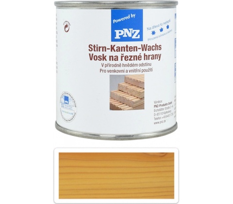 PNZ Vosk na čelní řezné hrany 0,25 l Přírodně hnědá
