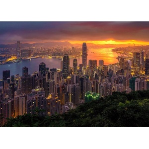 Enjoy - Puzzle Hong Kong at Sunrise - 1 000 piese