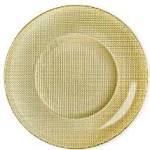 Bormioli Rocco INCA METALIC-Сервизно плато 31cm GOLD(4.50012) (0110269)