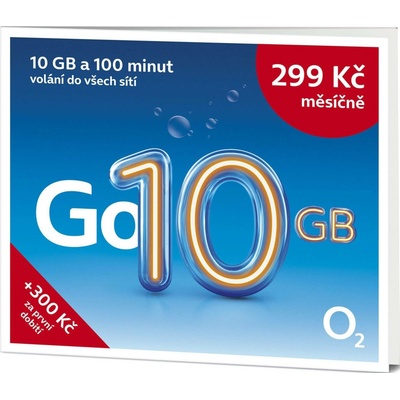 O2 GO s kreditem 25 Kč + tarif GO neomezeně