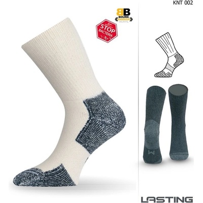 Lasting KNT 002 funkčné ponožky biela