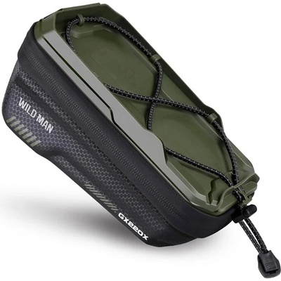 Kryt Držiak Wildman Traveling Bag Bike Frame With Zipper 1L 4"- 7" Gx220X Green