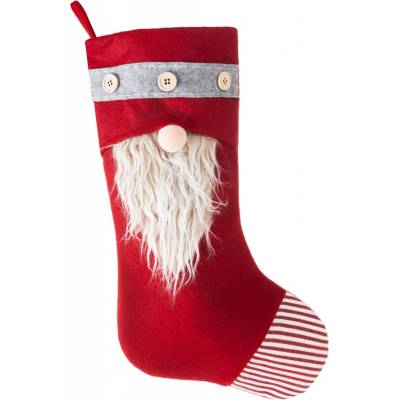 EUROFIRANY EUROFIRANY VIANOČNÁ PONOŽKA NA KRB MERY1 50 CM ČERVENÁ