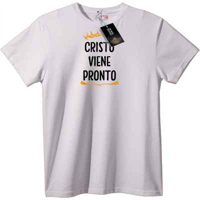 NOONEBRAND Тениска Христос Идва Скоро - 2XL, Black