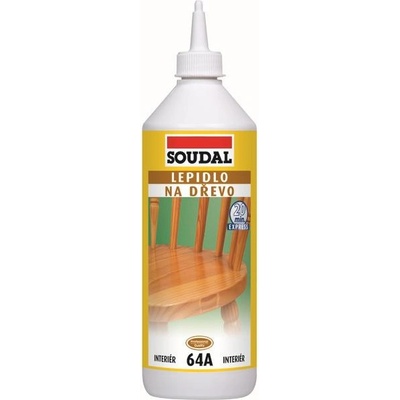 SOUDAL 64A Lepidlo na dřevo 750 g transparentní