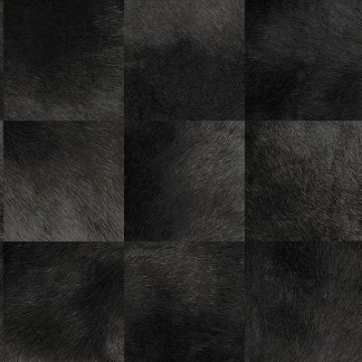 Origin 347326 Vliesová tapeta štvorcový vzor imitácia čiernej kožušiny Luxury Skins rozmery 0,53 x 10,05 m