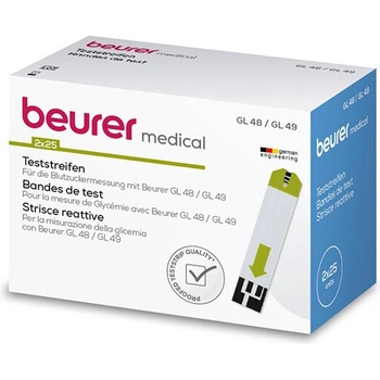 Beurer GL 48, GL 49 strips testovacie prúžky 50 ks