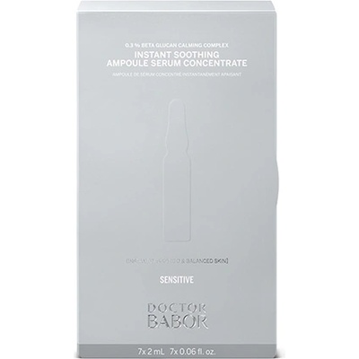 BABOR Sensitive Instant Soothing Ampoule Serum Concentrate комплект от 7x2 мл концентриран серум за успокояване на кожата за жени 14 мл